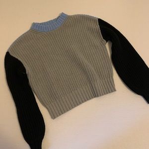 Knitted Color Block sweater